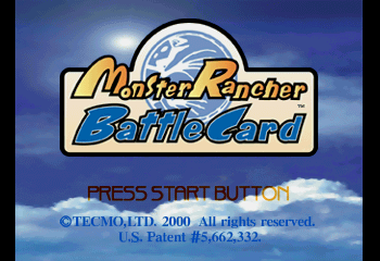 Monster Rancher Battle Card: Episode II Title Screen